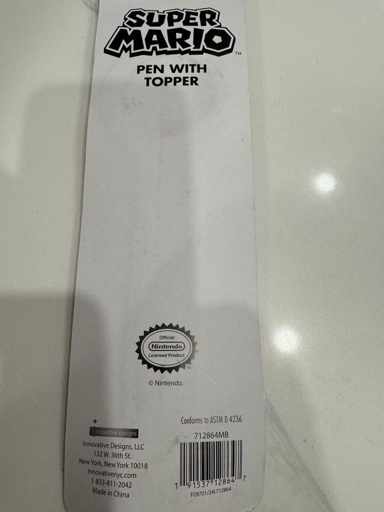 Pokemon Pen With Pikachu Topper