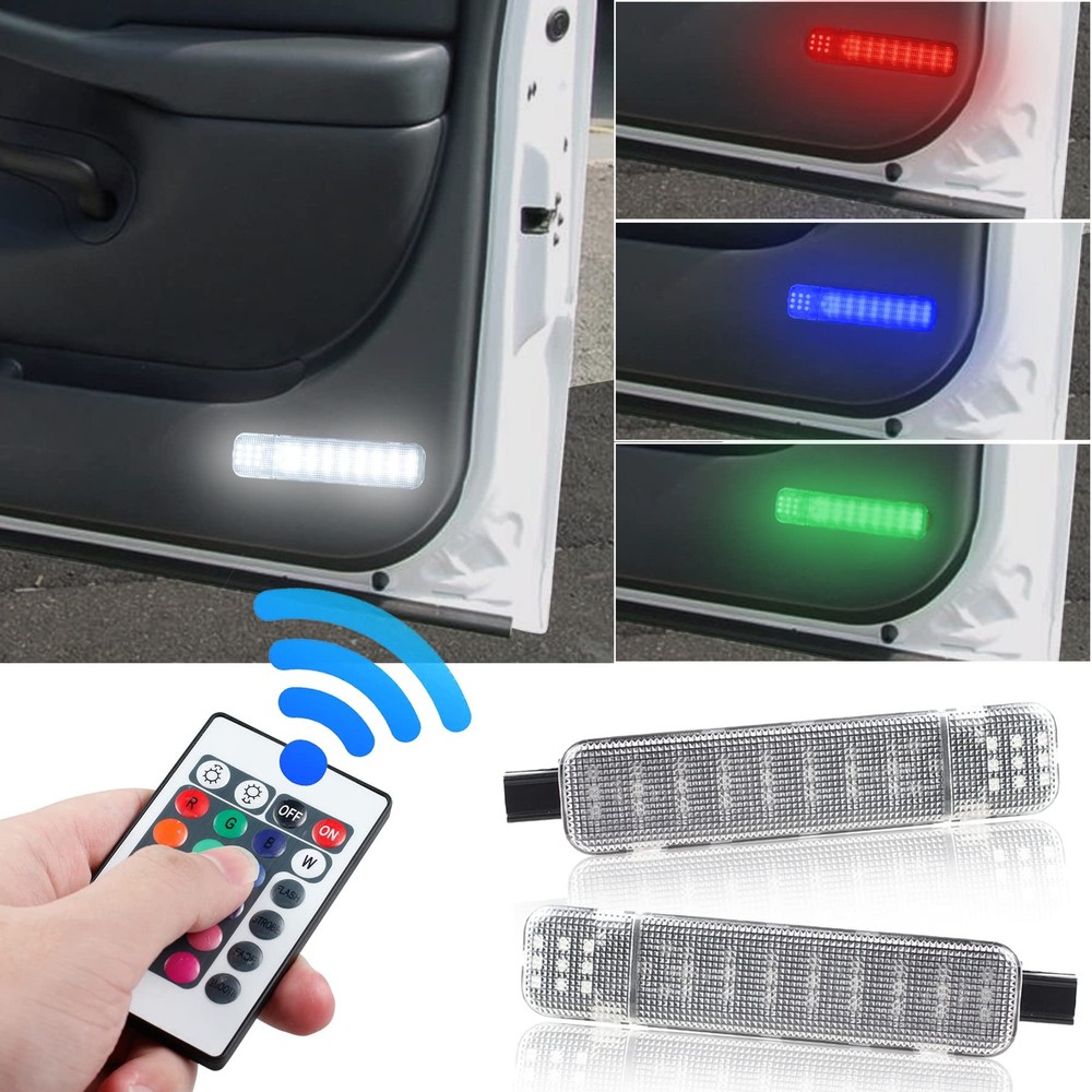 NDRUSH RGB LED Interior Door Panel Courtesy Light Assembly
