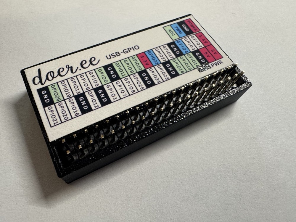 Doer USB GPIO Board - Hardware brings GPIO capabilities to your PC Mac or Linux