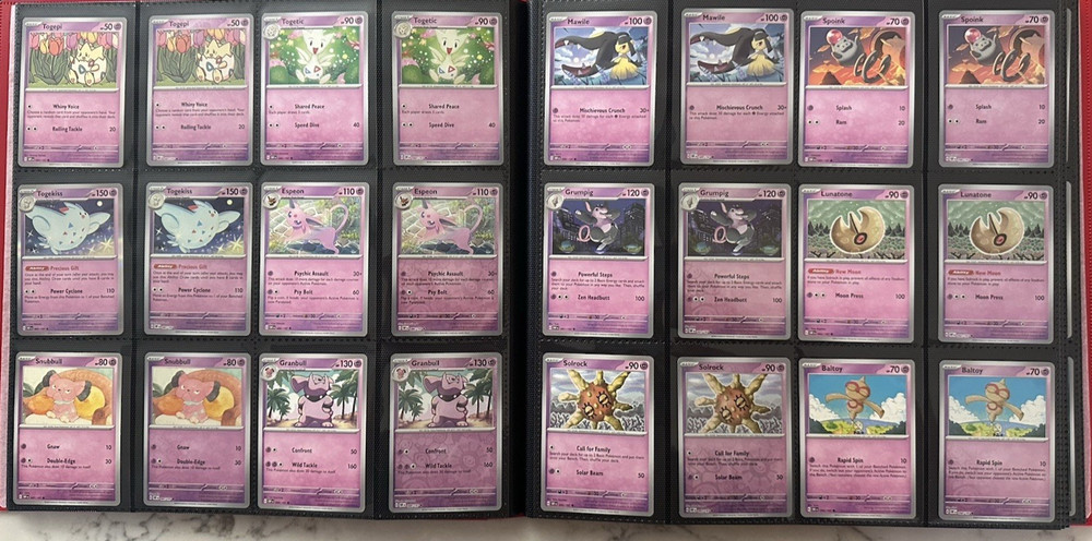 Obsidian Flames - Complete Base Set - C,U,R,RR and Reverses - Binder