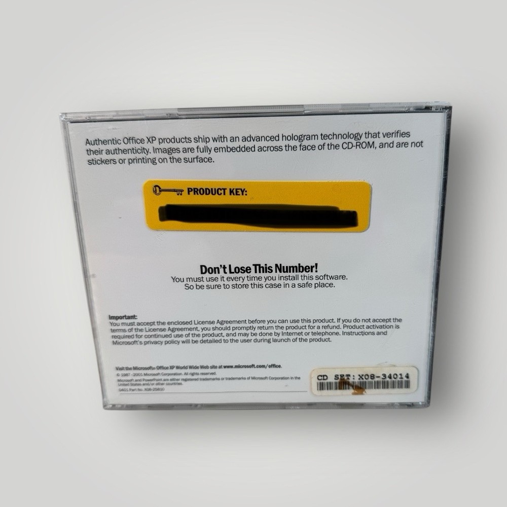Microsoft Office XP PowerPoint 2002 Upgrade with Product Key