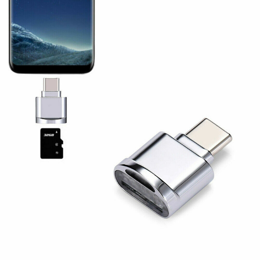 Mini Type C For Micro SD TF Memory Card Reader OTG Adapter Type C USB 3.1 Light
