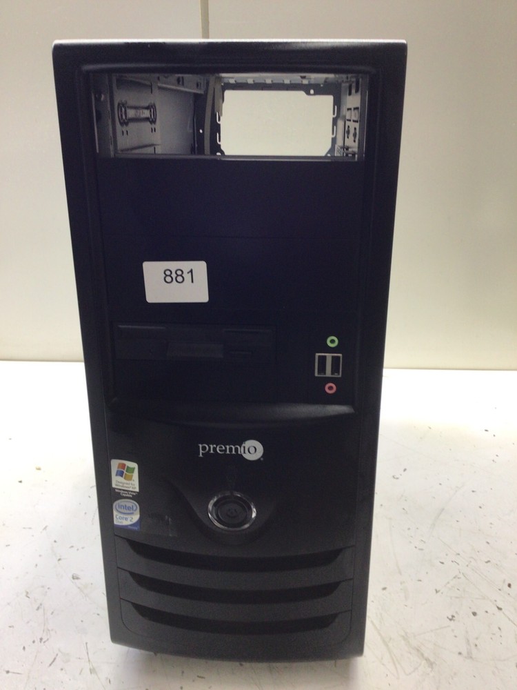 Black Retro ATX Gaming Sleeper Case