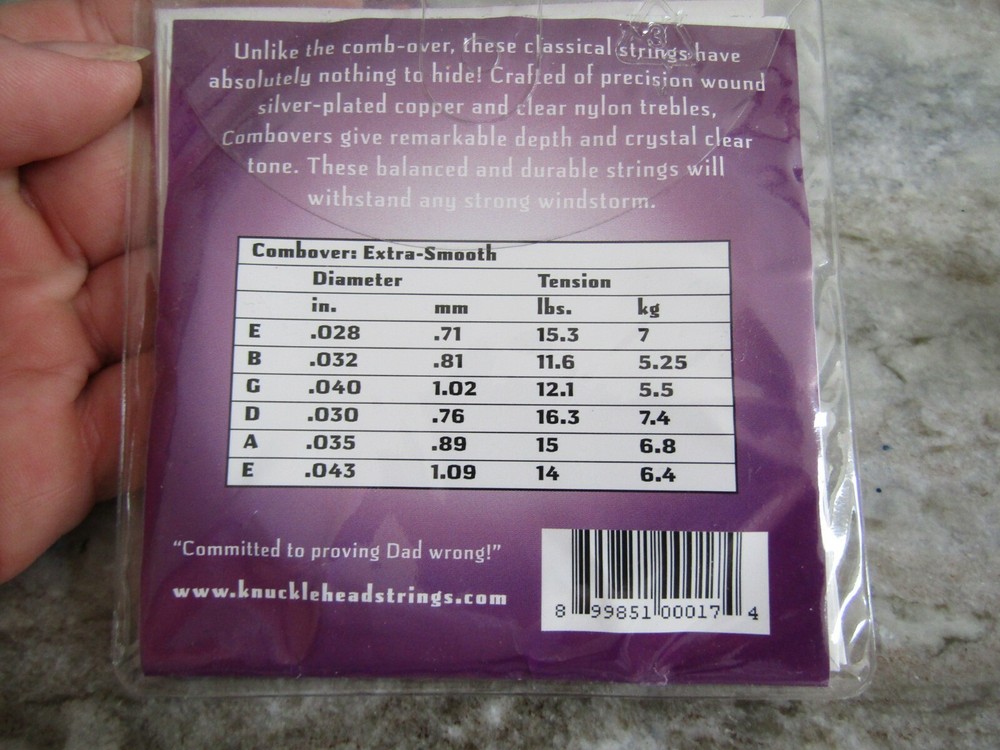 2 packs KNUCKLEHEAD CLASSICAL GUITAR STRINGS 28-43