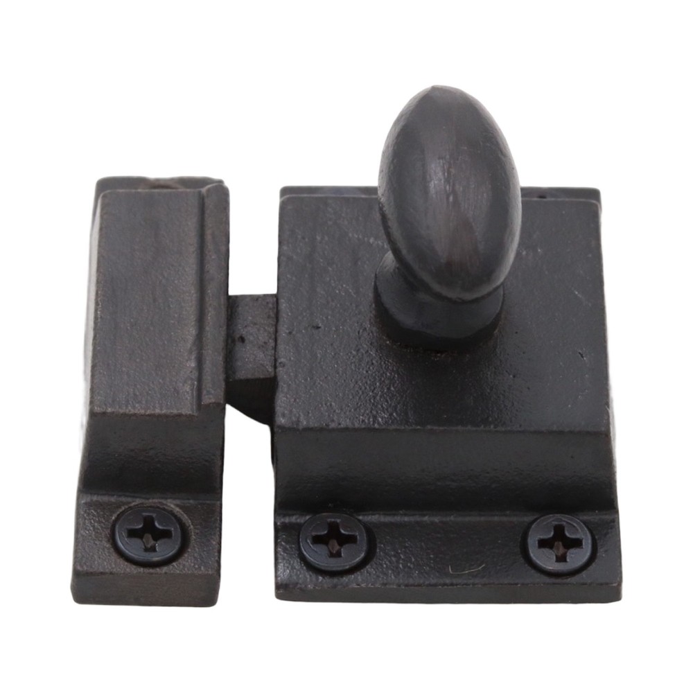 Spring Loaded Square Cast Iron Cabinet Latch