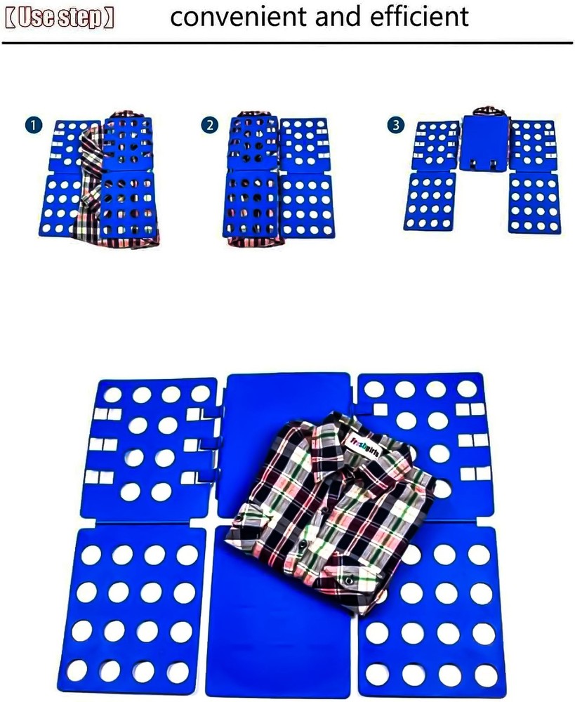V1 Shirt Folding Board t Shirts Clothes Folder Durable Plastic Laundry folder...