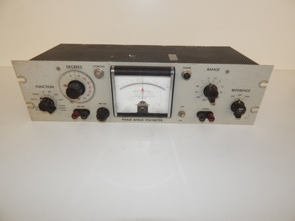 NORTH ATLANTIC PHASE ANGLE VOLTMETER MODEL 202BR   (LYW73)
