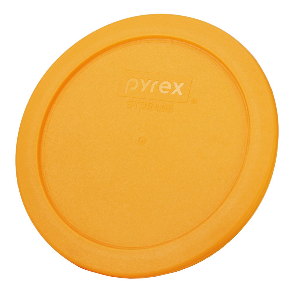Pyrex 7201-PC 4-Cup Lemondrop Yellow Food Storage Replacement Lid (4-Pack)