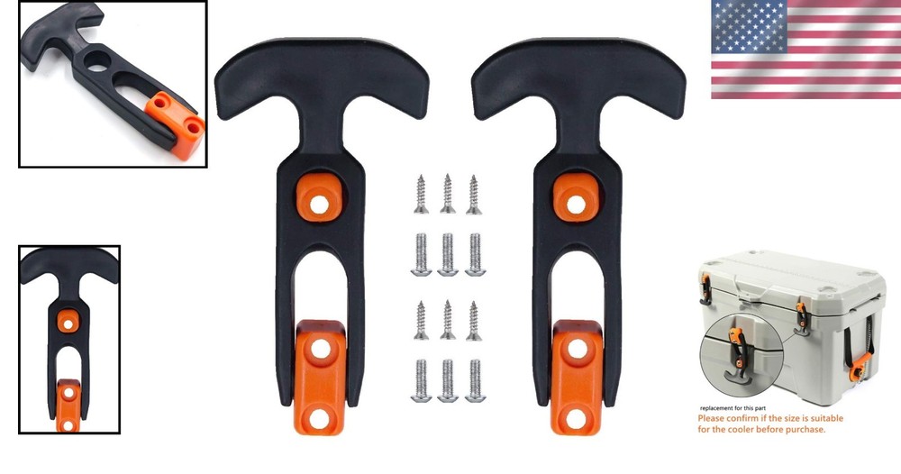 High-Quality Cooler Latches - UV Protection & Vibration-Reducing Design, 2 Pack