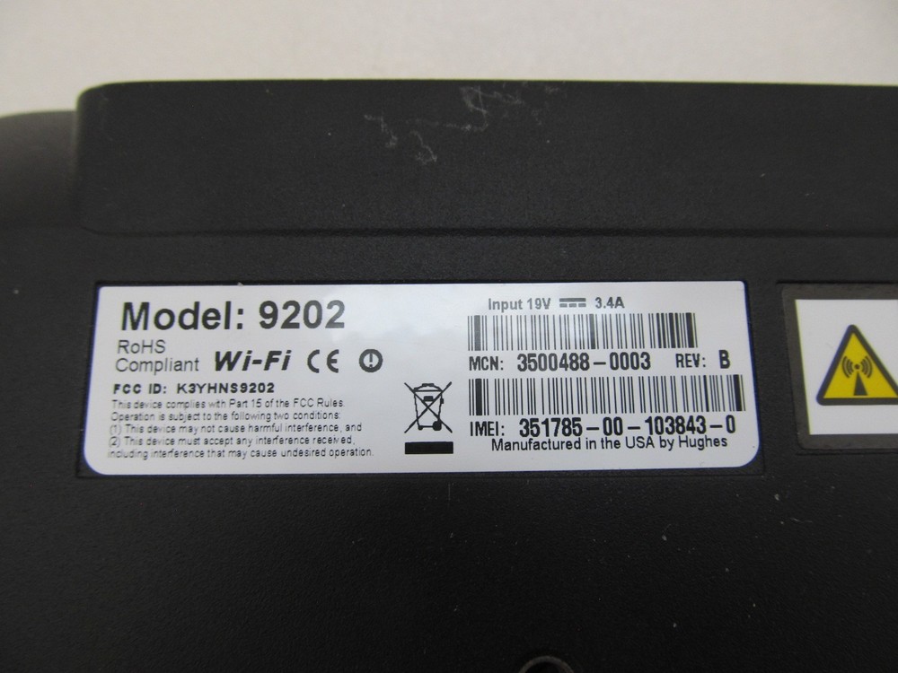 Hughes 9202 Sat. Terminal