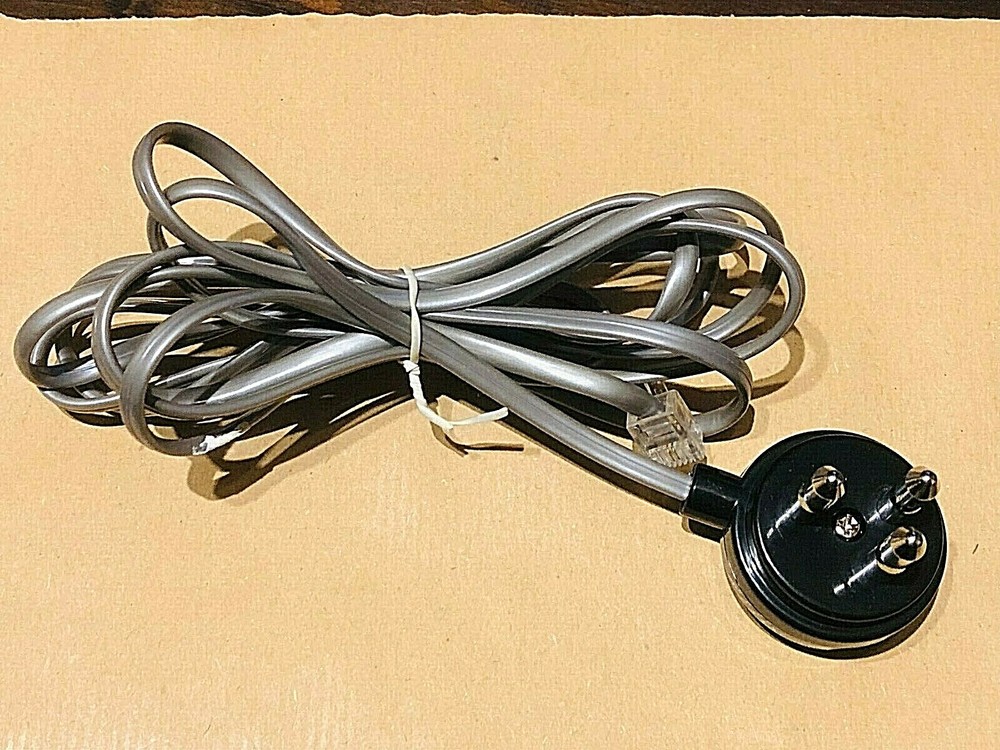 PHONE CABLE ADAPTER CONNECTOR TRIPLE PLUG SOCKET RJ11 GRAY COLOR