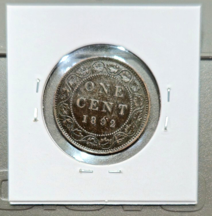 1892 Canada Large Cent - OBV #4 - Higher Grade - Light Scratches