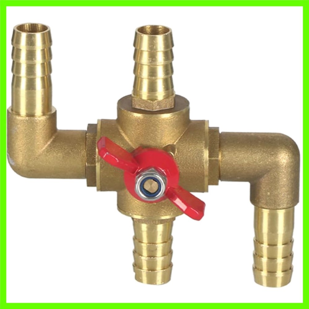 All Solid Brass Body Automobile Integrated 4-Way Heating Water Manual Control...