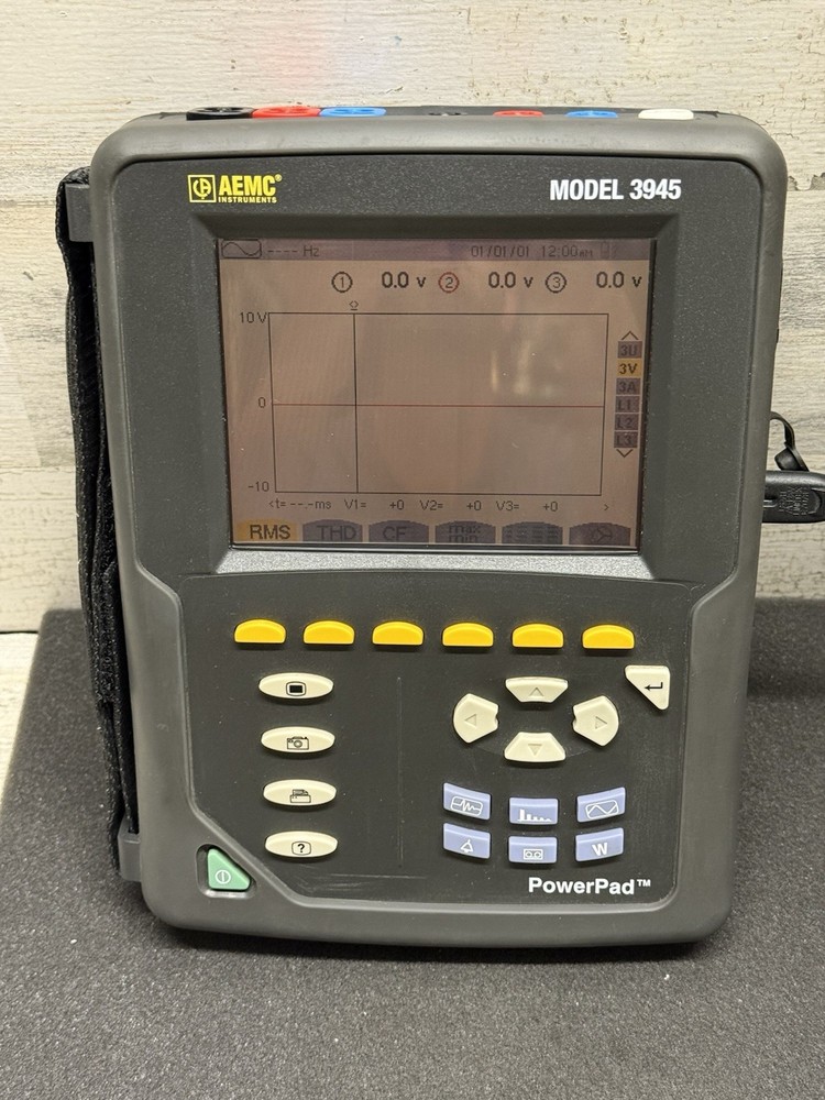 AEMC 3945-B POWERPAD 3-PHASE POWER QUALITY ANALYZER NICE