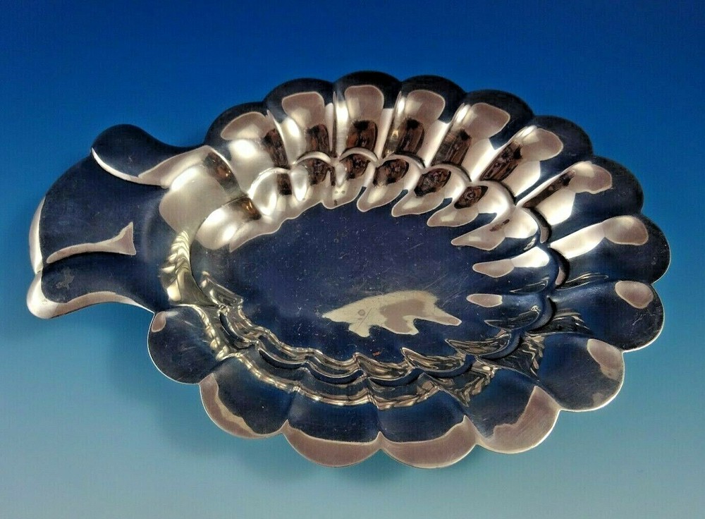 Sterling Silver Bowl with Scalloped Edge  (#4386)