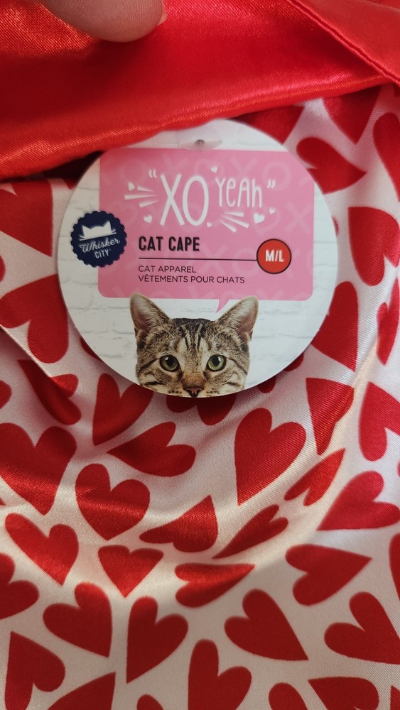 XO Yeah Cat Cape Size M/L New With Tags