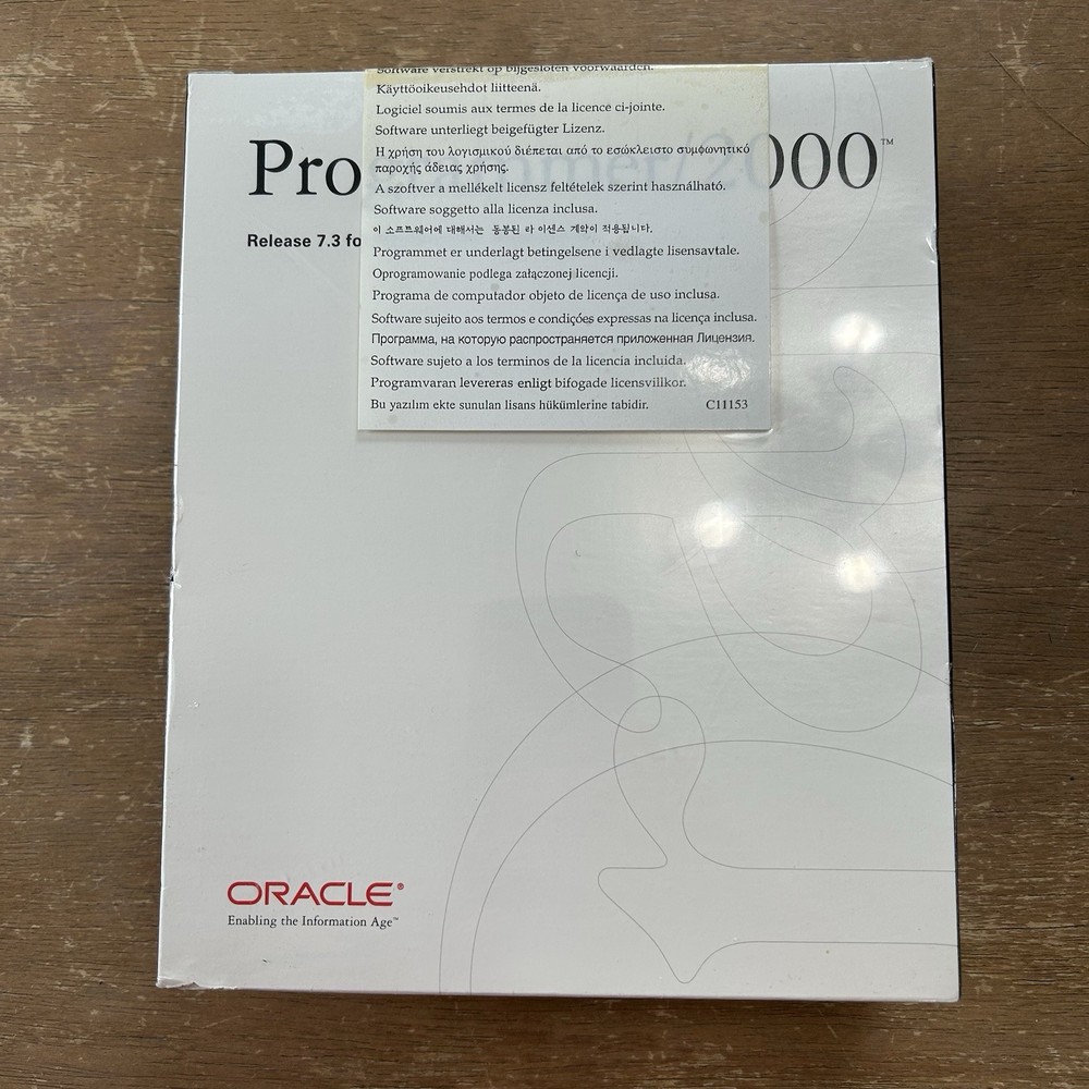 NIB ORACLE Programmer 2000 Version 7.3 for Windows 95 /Windows NT SEALED
