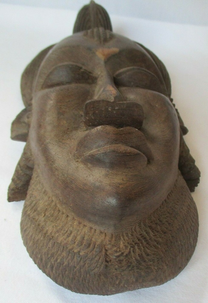 VINTAGE CONGO AFRICAN CARVED WOOD MASK