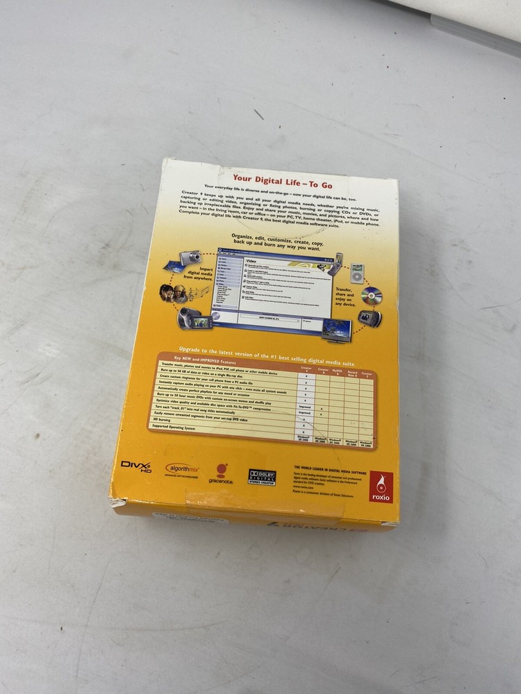 Roxio Easy Media Creator 9 Suite - New