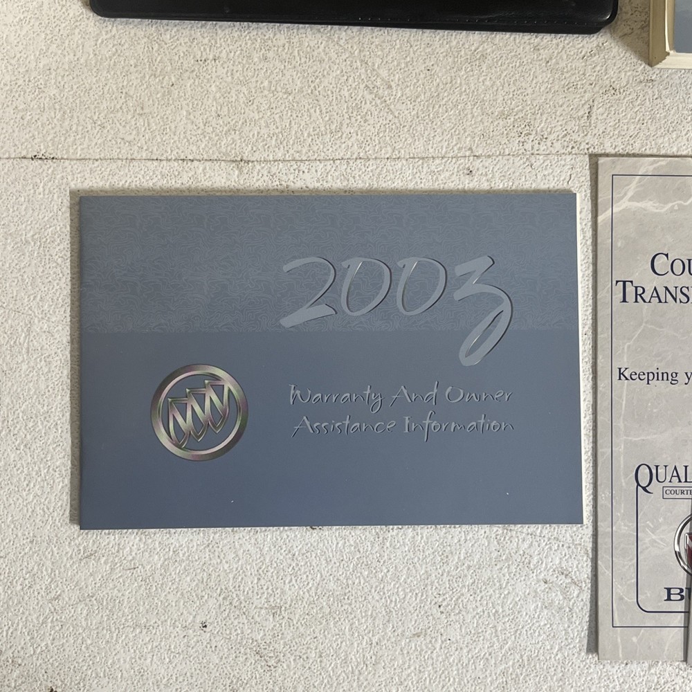 2003 Buick Rendezvous Owners Manual User Guide
