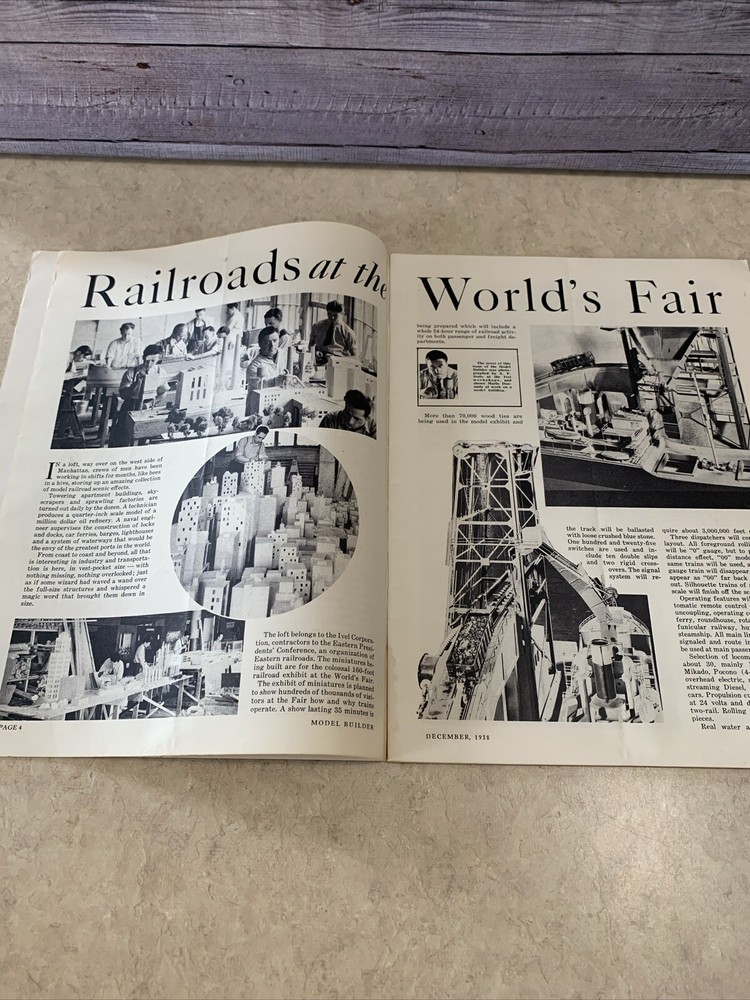 The Model Builder December 1938, Vol 2, #12 good condition