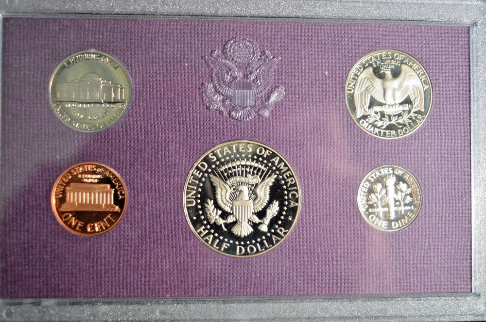 1987S Proof set - 5 coins - FREE SHIPPING