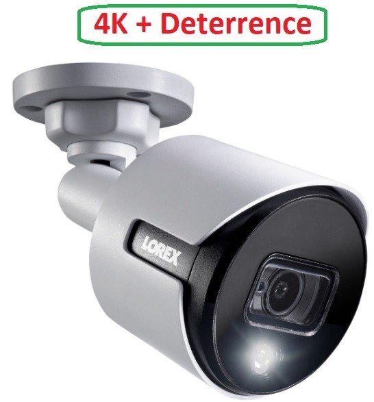 New Lorex 4K HD LBV8541X Deterrence Bullet Camera LBV8541X-C