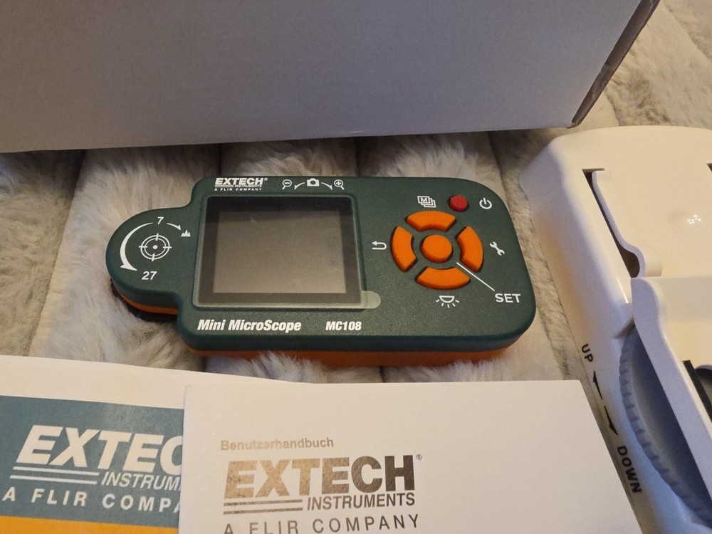 Extech MC108 Digital Mini Microscope New Open Box