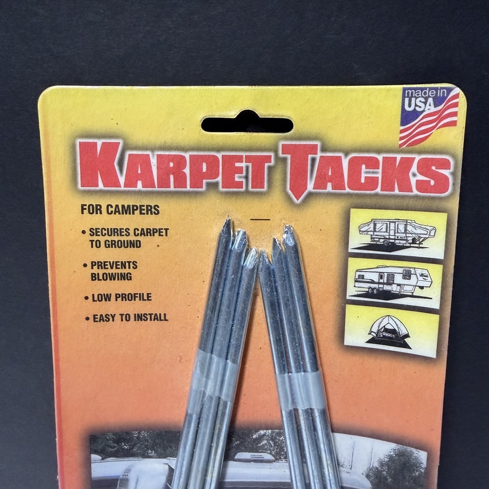 Karpet Tacks For Campers