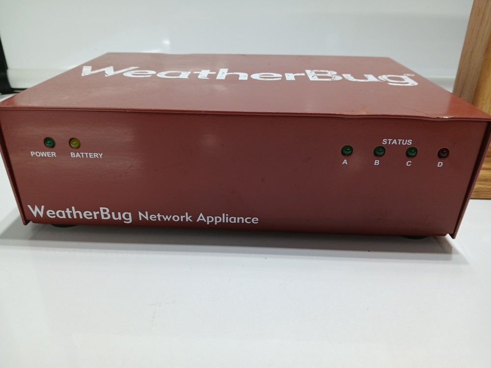 Weather Bug Network Appliance Tracking Station Data Logger Internet Transmitter
