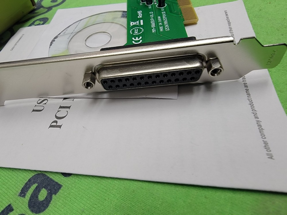 IO Crest PCI Parallel DB25 Controller Adapter Card