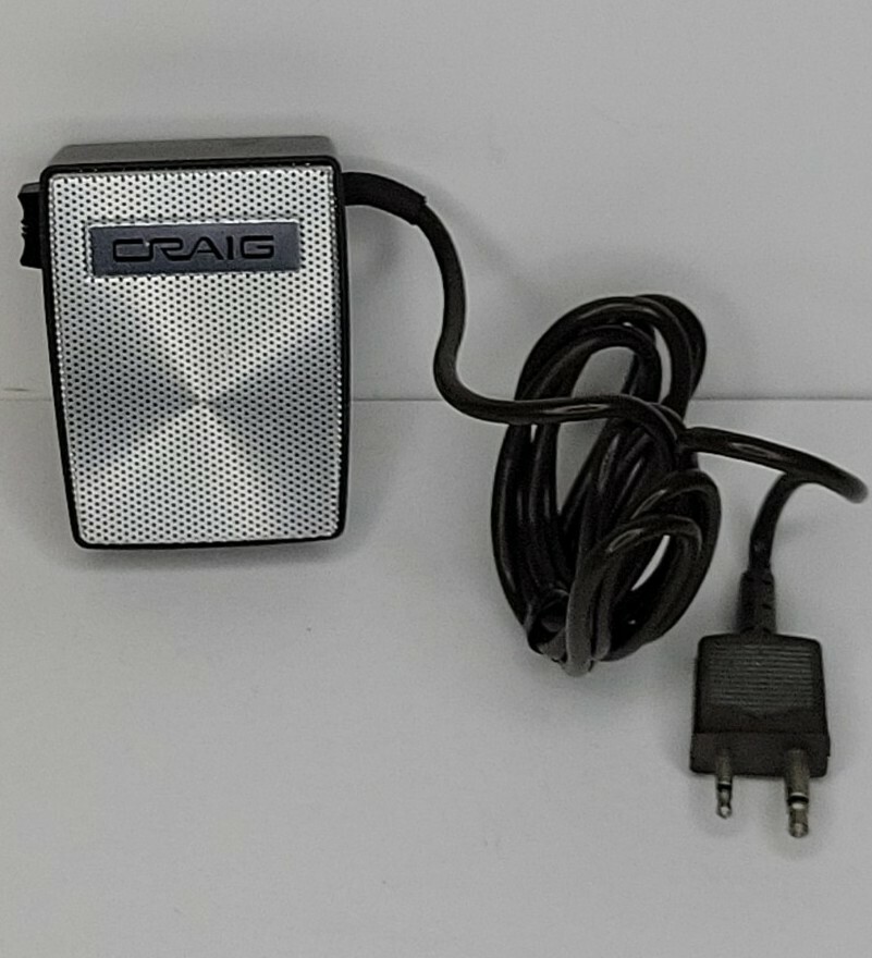 Vintage CRAIG Tape Deck Transistor External Mini Stand Speaker