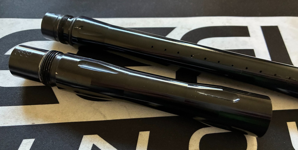 Macdev Matchstick 14" 2 Pcs Barrel .689 Autococker Thread Gloss Black Paintball