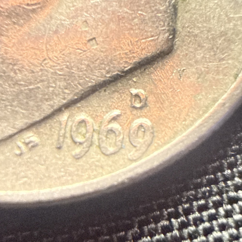 1969 D Roosevelt Dime Circulated Condition