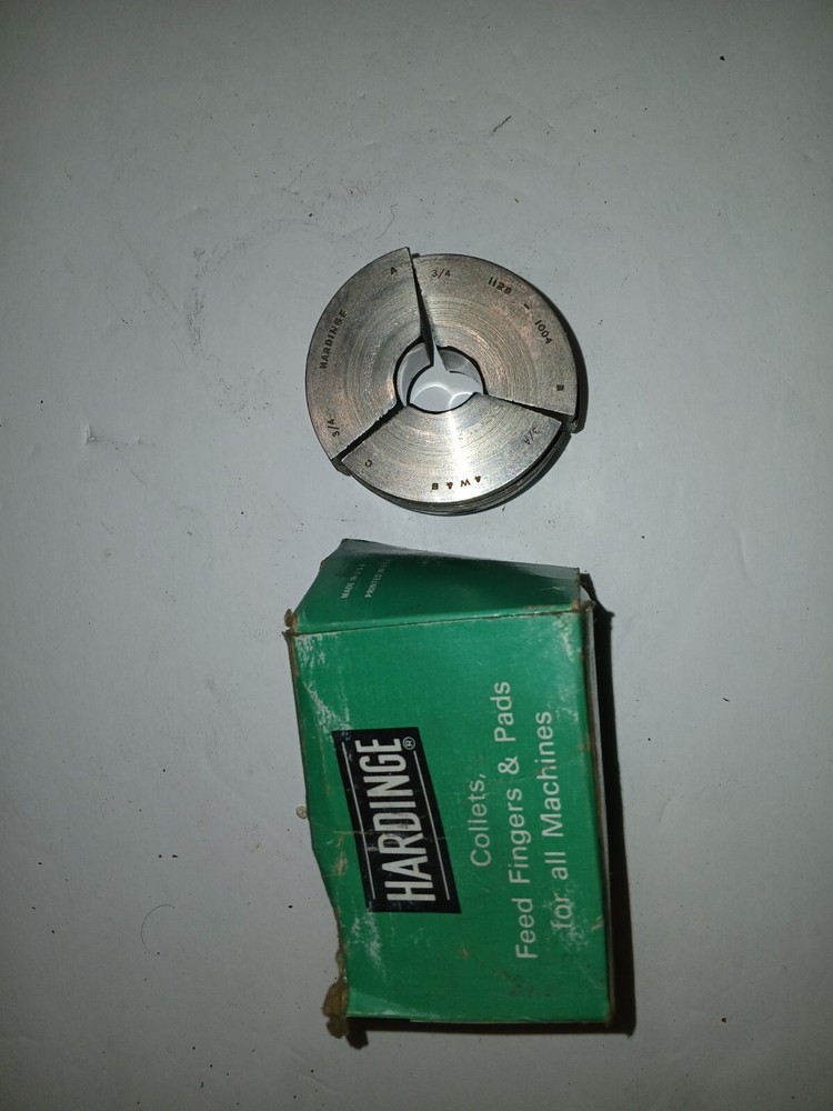Hardinge Master Collet No.4 W&S SMOOTH ROUND 3/4PADS