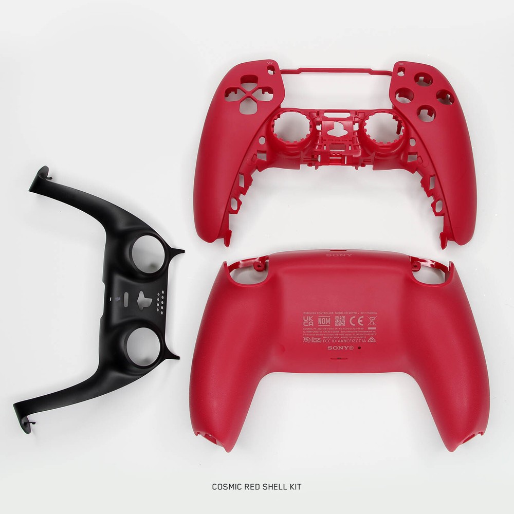 Sony PS5 Controller Shell Kit Front Back Touchpad Buttons Pink Purple Red Blue