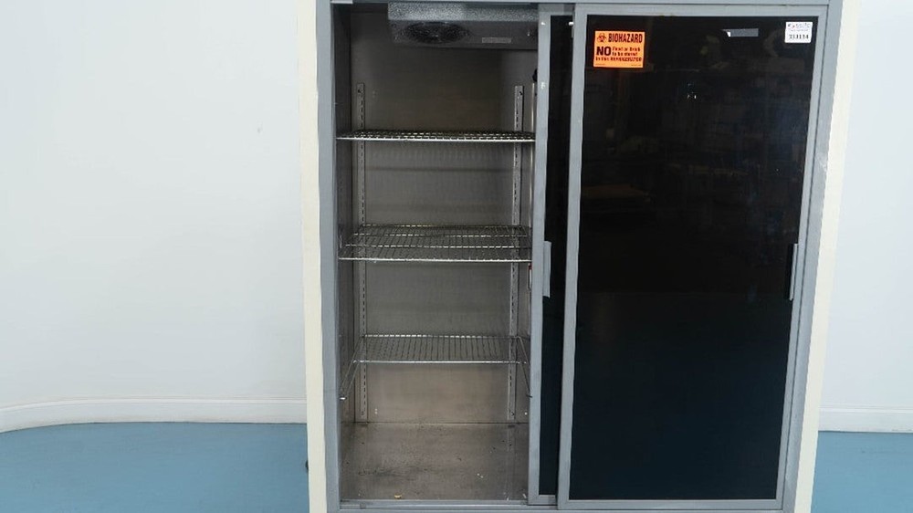 Revco Double Door Laboratory Refrigerator, Sliding Doors, Low 4