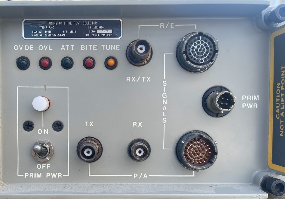 TN-612/G military-grade Pre/Post Selector Tuning Unit