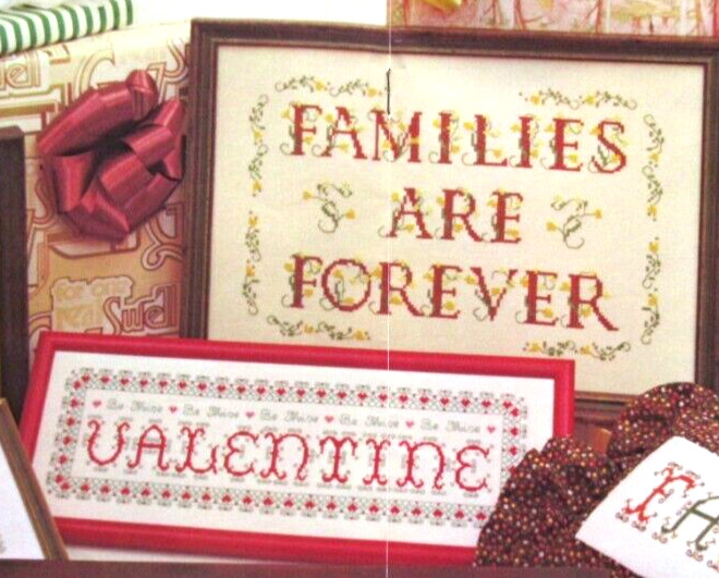 One Nice Thing After Another & Warm Feelings Large Patterns Cross Stitch Books