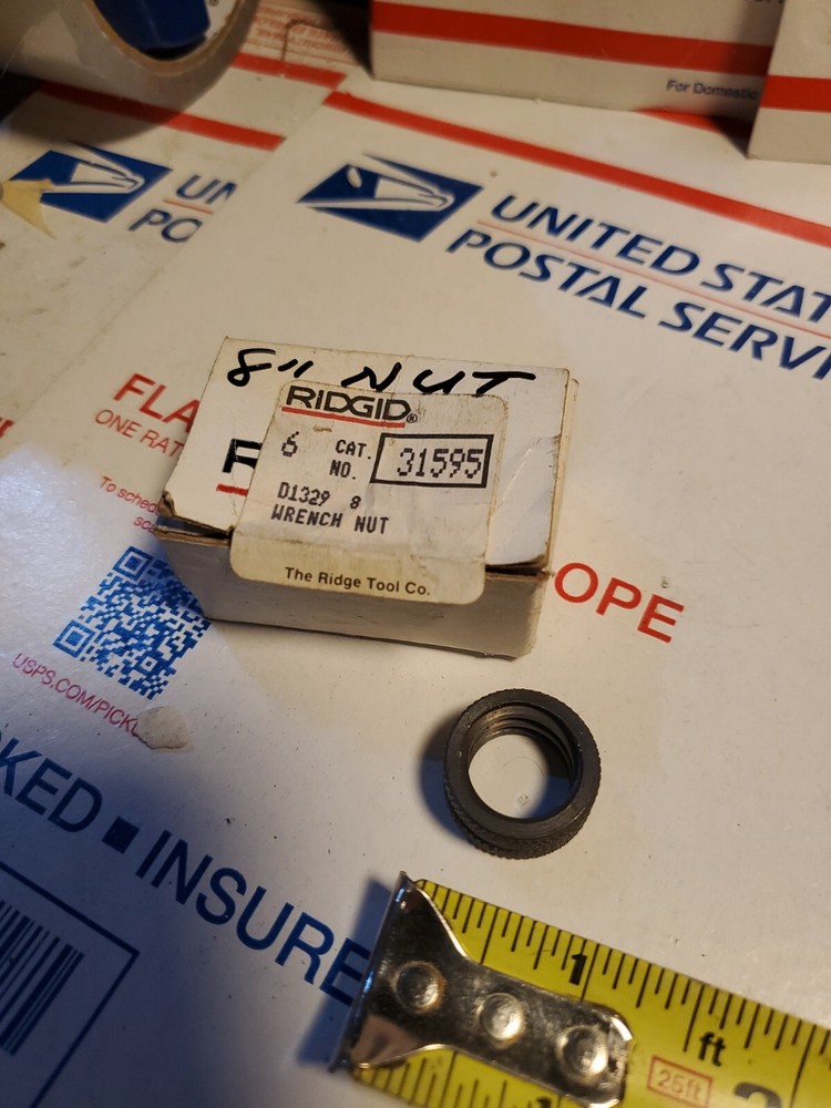  RIDGID 8" wrench nut 31595 NEW, U1