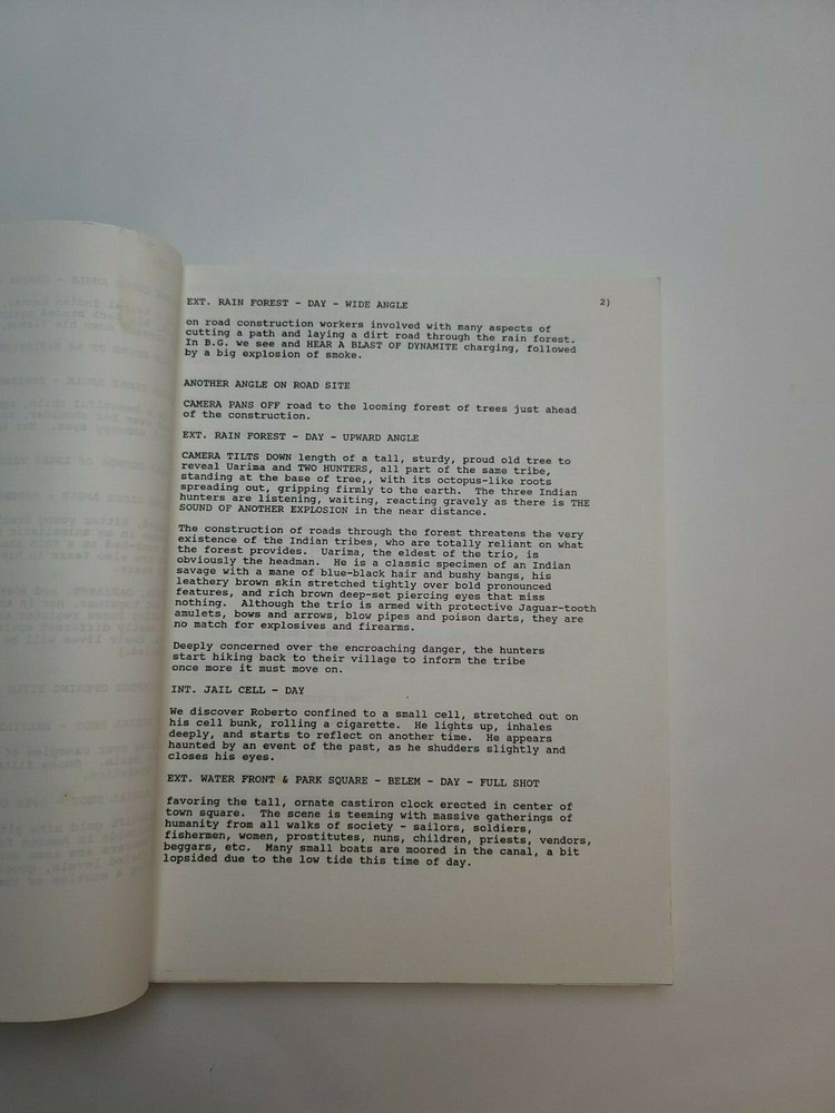 COME THE DAWN / David E. Durston 1980's Unproduced Movie Script Screenplay