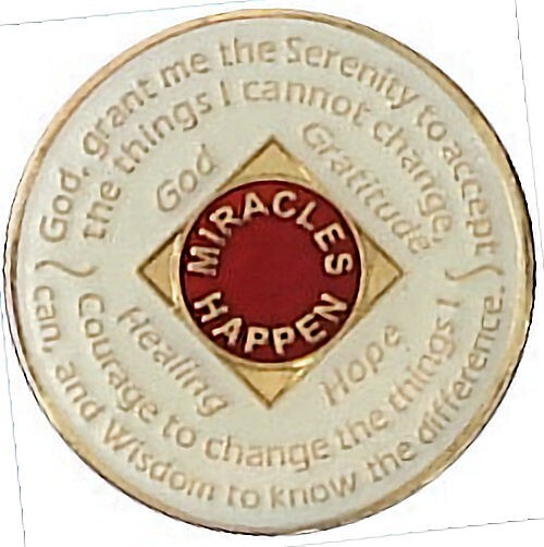 19 Year NA Anniversary Medallion - TRINAWHT
