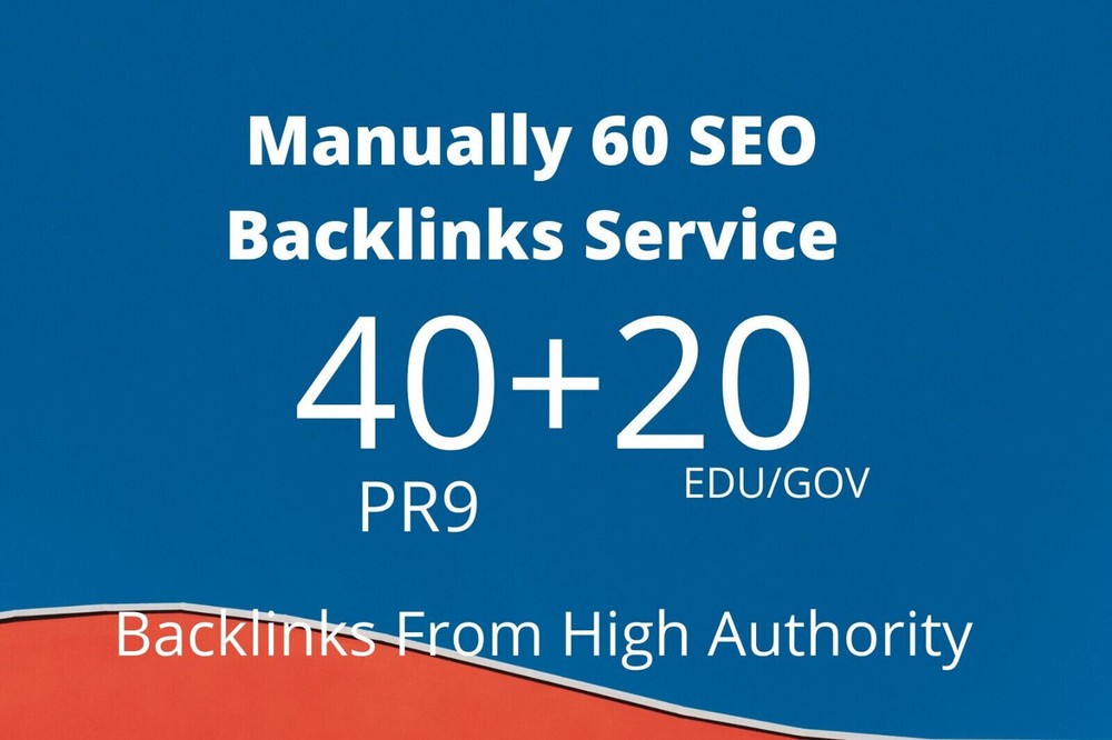 40 DA90 Profile Backlinks + 20 EDU Links [POWERFUL SEO Service]