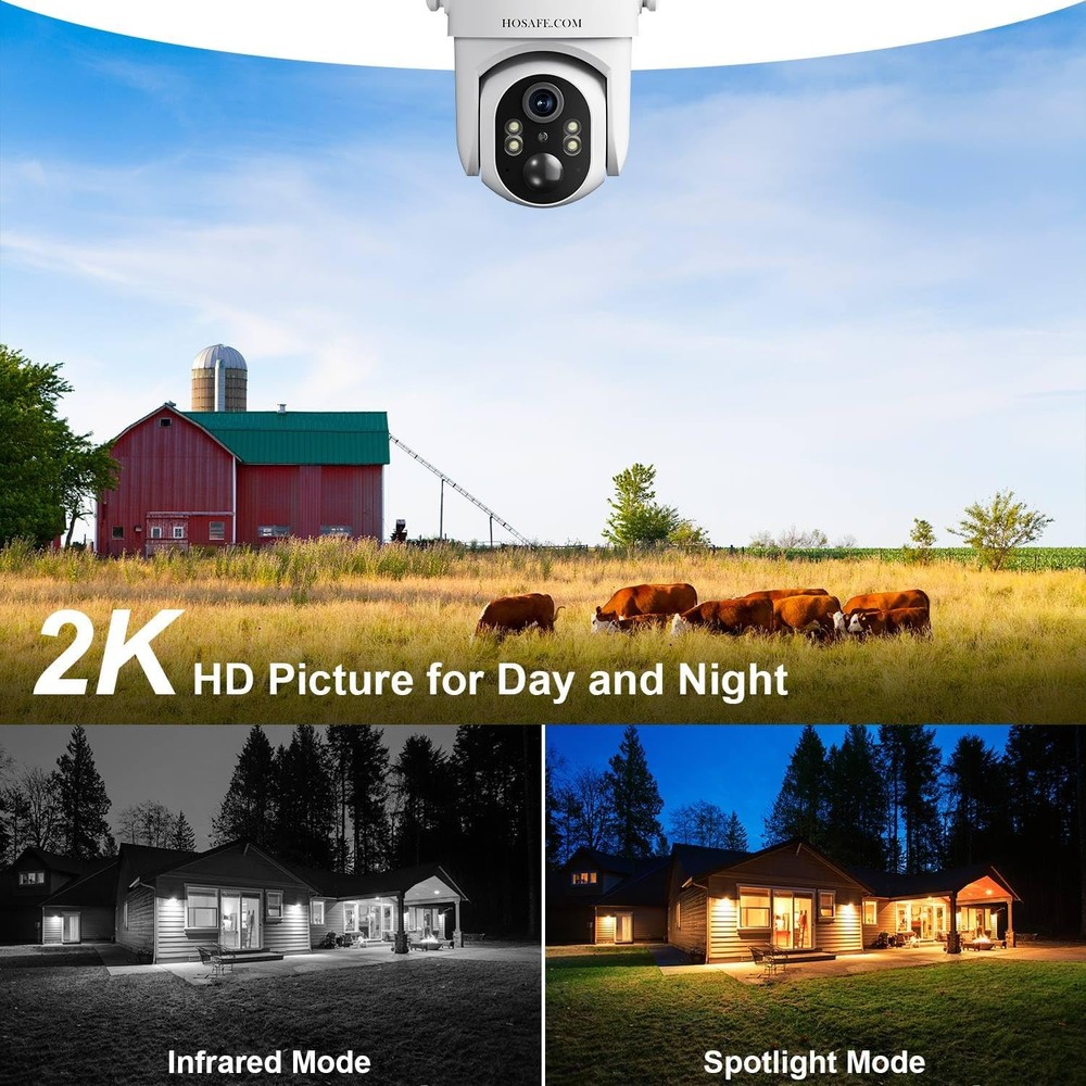 No WIFI Security Camera No Internet Needed, 4G LTE Cellular Security Camera O...