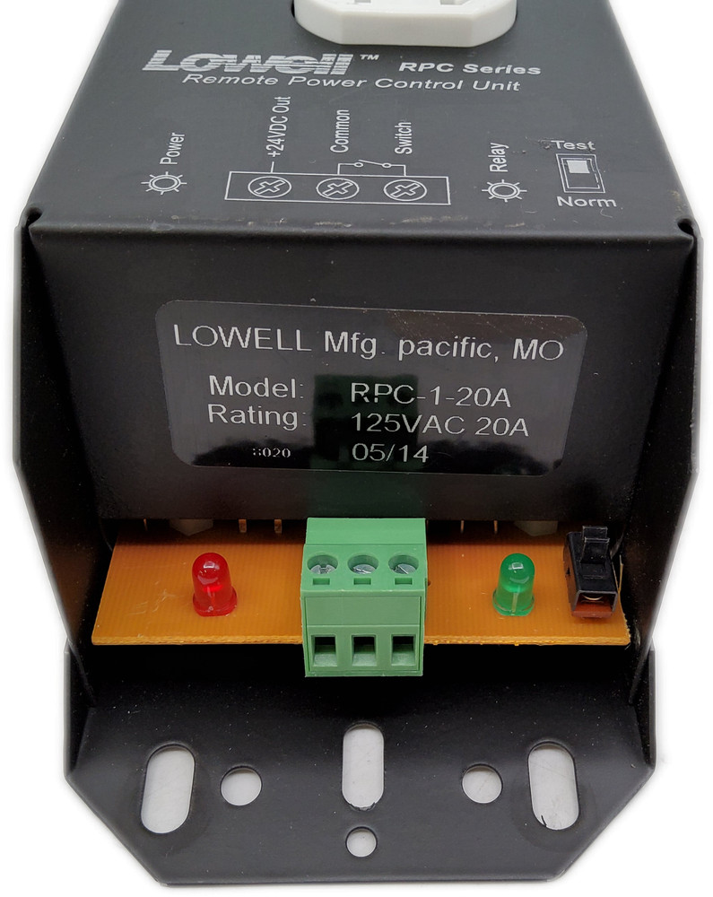 Lowell RPC-1-20A 20A Remote Power Control Unit