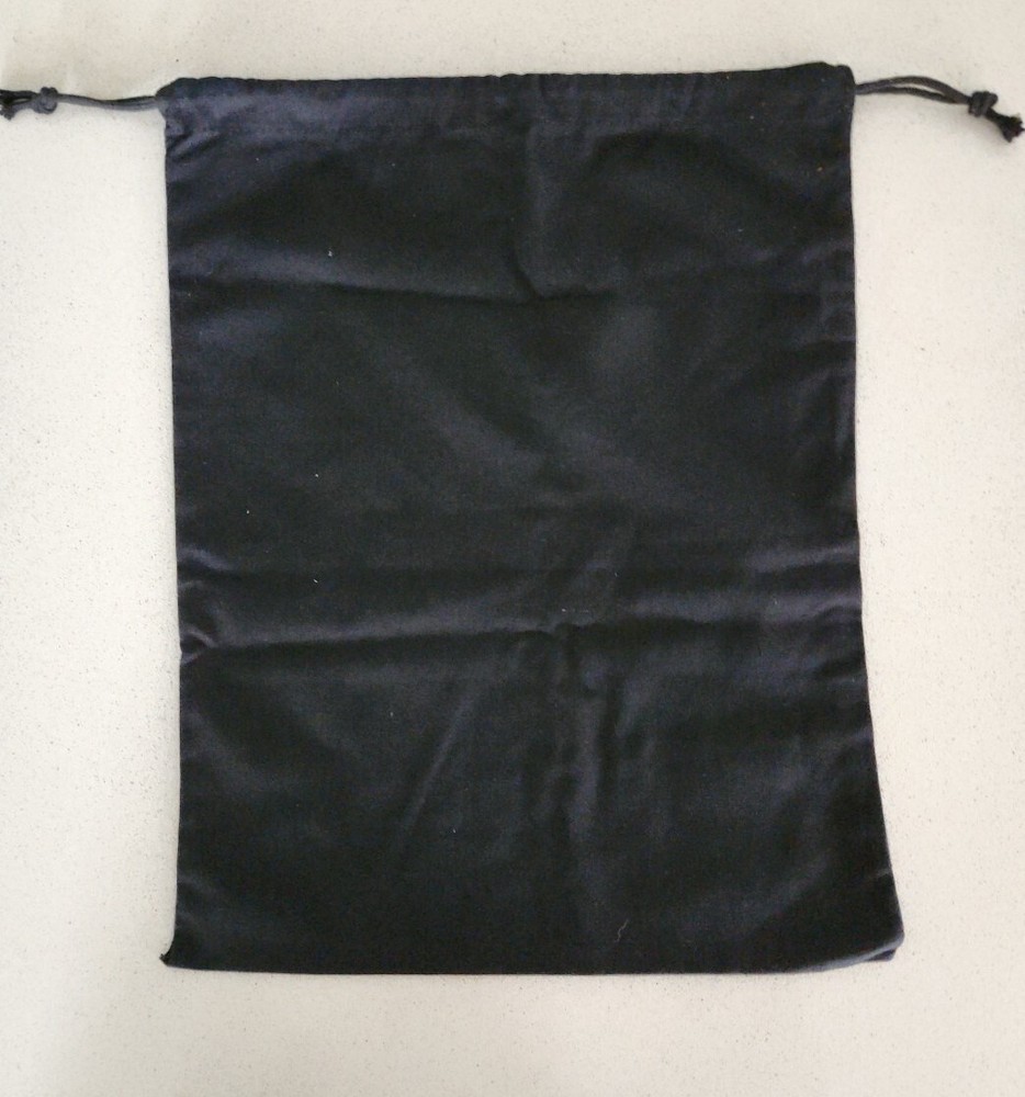 Dora Maar Black Drawstring Dust Bag New 33 x 44 cm