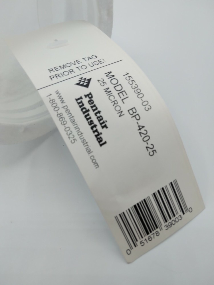 Pentair BP-420-25, 25 Micron Polypropylene Felt Bag Filter