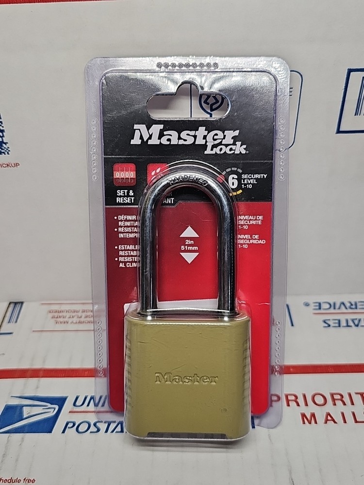 MASTER LOCK 875DLH COMBINATION PADLOCK NEW (ECP018249)