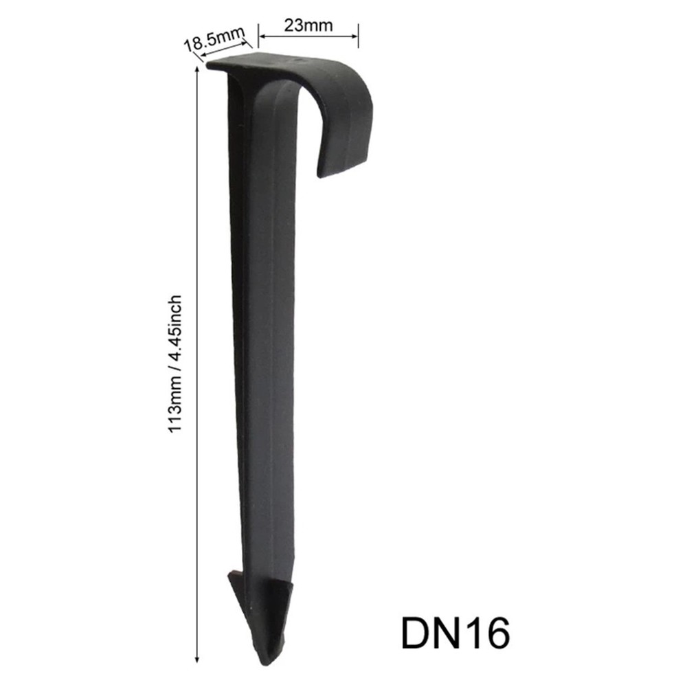 Pipe Ground Stakes Drip Irrigation Holder Spikes Pegs Soaker Pack Yard