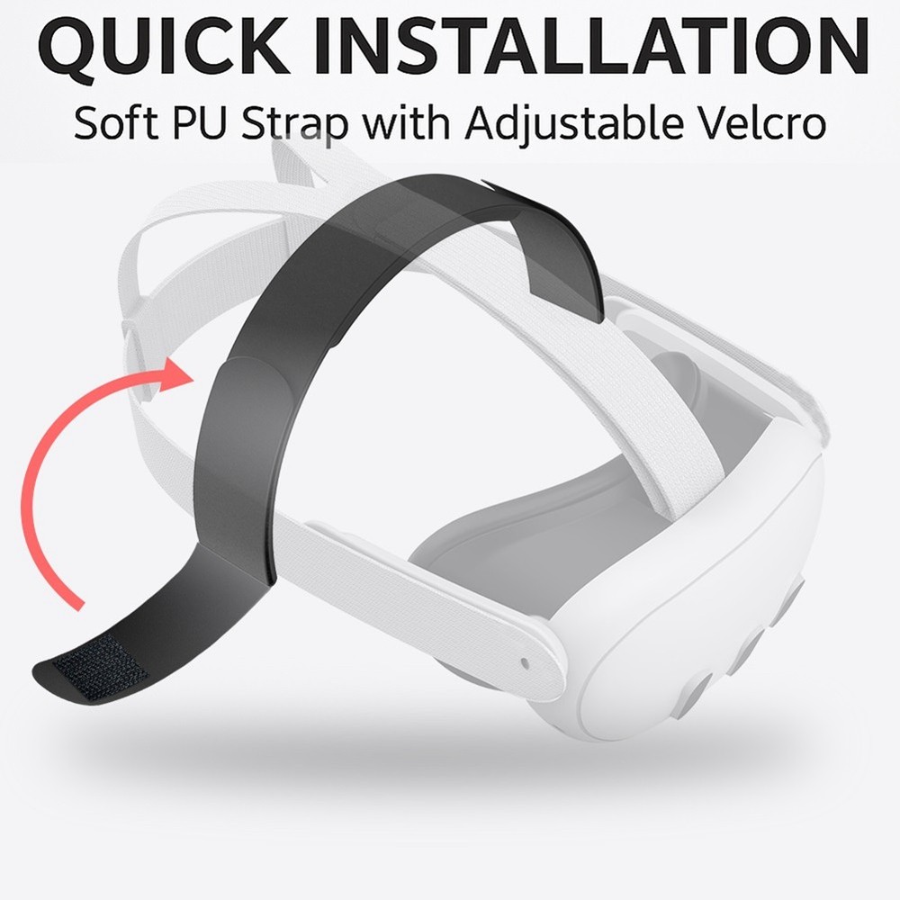 Soft Weight Relief VR Head Strap Cushion for Pro / PSVR2 /Meta 6215
